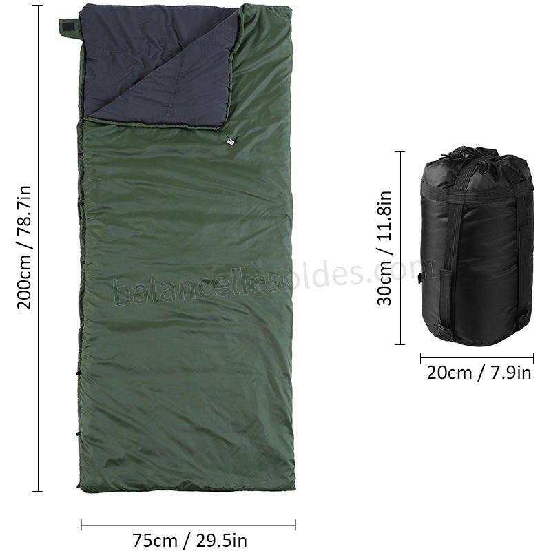 Pas cher Lixada multifonctionnel exterieur hamac Underquilt Lightweight Camping Quilt Packable Longueur pleine sous couverture Sac de couchage - -4