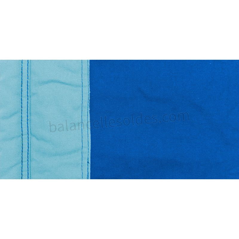 Pas cher Moki Dolphy - Hamac enfant max en coton bio avec fixation - Bleu / turquoise - -4