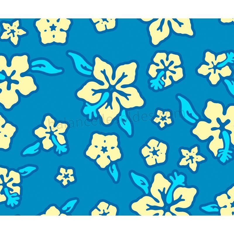Pas cher Hawaii Pacific - Hamac à barres double rembourré - Bleu / turquoise - -1