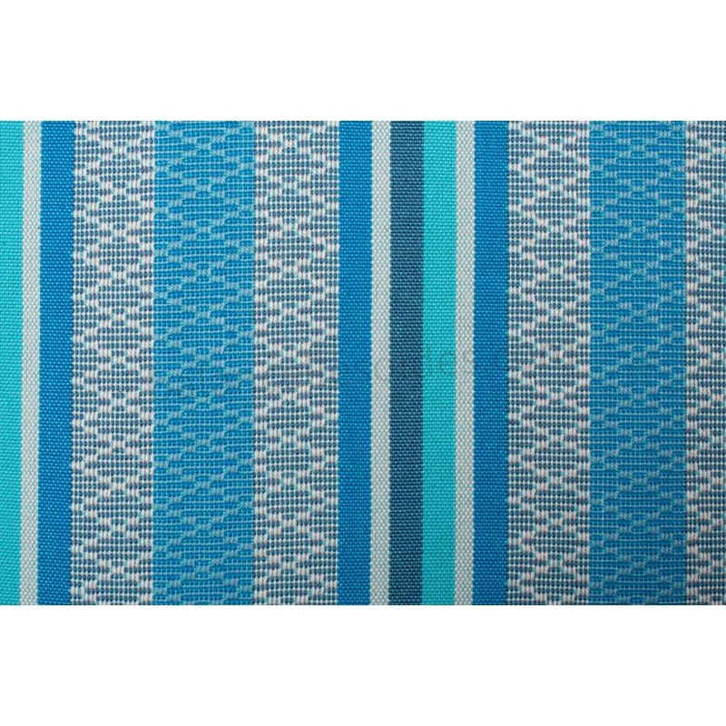 Pas cher Habana Azure - Chaise-hamac Comfort en coton bio - Bleu / turquoise - -4