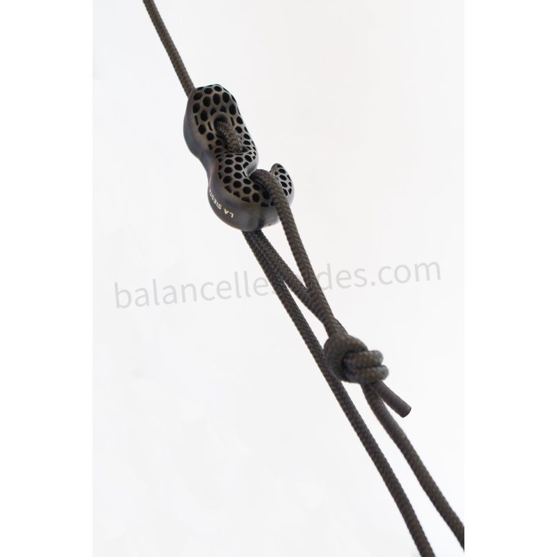 Pas cher Universal Rope Black - Fixation multi-surface pour hamacs - Noir / gris - -3