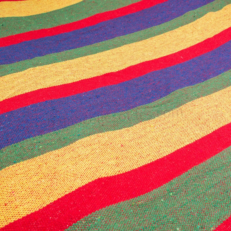 Pas cher Hamac Suspendu Chaise Multicolore - 185 cm x 125 cm + Sac de rangement - -4