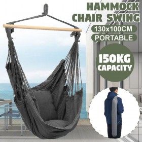 Pas cher Hamac Chaise Suspendue Balançoire Intérieure Gland De Camping En Plein Airtype 1 avec oreiller