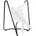 Pas cher AMANKA Support pour fauteuil suspendu 155 cm | Soutien pour accrocher balancelle et chaises suspendues | en Acier couleur Noir | Poids max supporté 150 kg | pour internes et externes