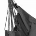 Pas cher Chaise Hamac Suspendu avec oreiller - Pour Jardin Exterieur Camping - 100x130cm Gris - 3