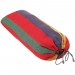 Pas cher Suspendu hamac 260x150cm avec coton corde extérieure camping lit toile rouge - 3