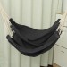 Pas cher Chaise hamac suspendue portative Swing épaissir le siège de porche de jardin de camping en plein air Patio Travel (noir, 01 noir sans oreiller) - 3
