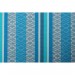 Pas cher Habana Azure - Chaise-hamac Comfort en coton bio - Bleu / turquoise - 4