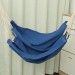 Pas cher Chaise hamac suspendue portable balançoire épaissir porche siège jardin Camping en plein air Patio voyage (bleu, 01 bleu sans oreiller) - 2